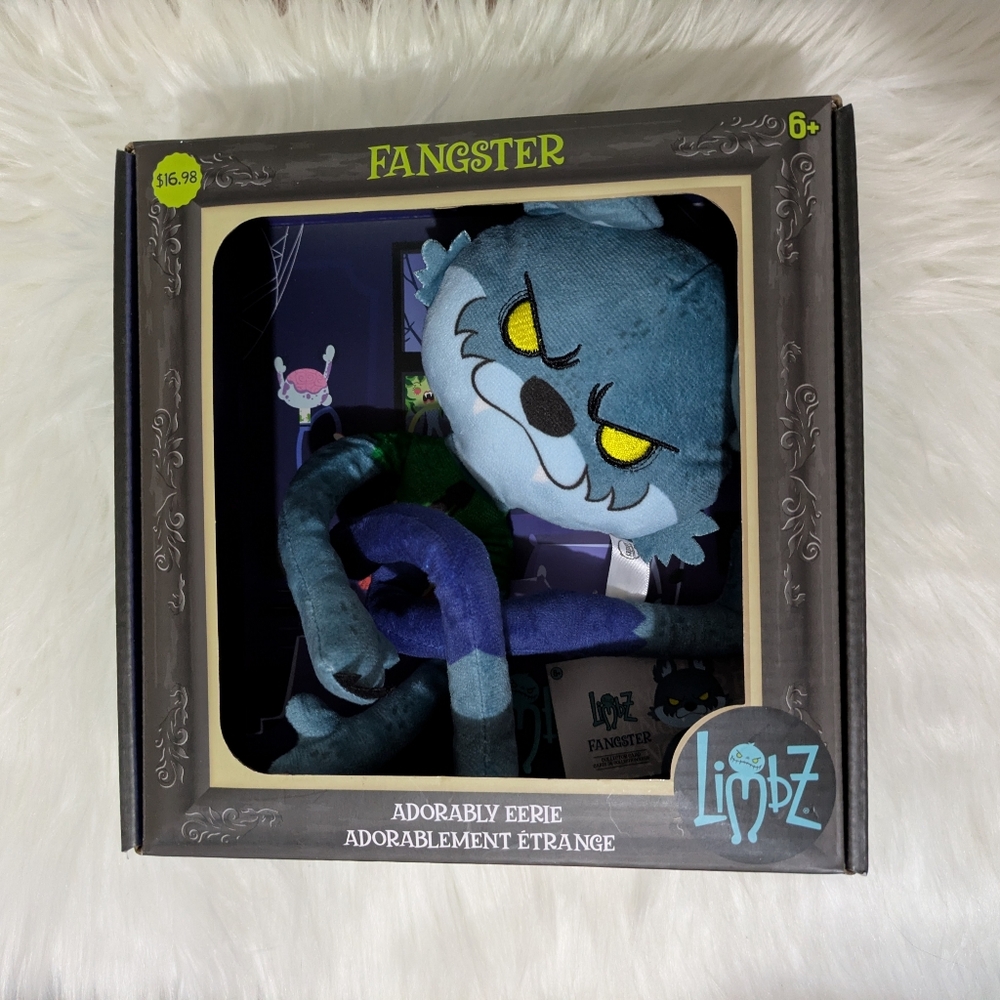 Limbz Series 1 Fangster Vampire 12" Plush Toy Posable New In Box!